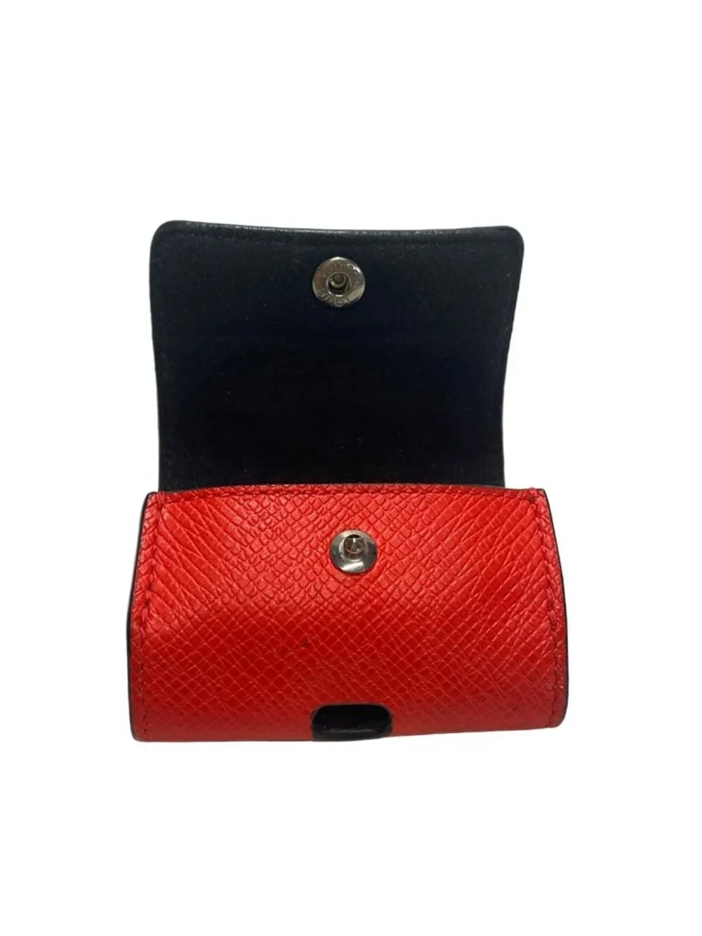 Louis Vuitton Pouch Taigarama Earphones Rouge Leather Cowhide